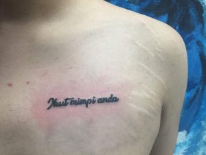 Simple Text Tattoo