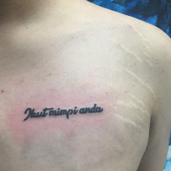 Simple Text Tattoo