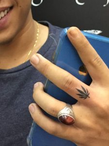 Finger tattoo