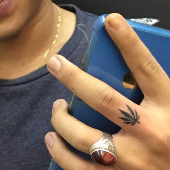 Finger tattoo